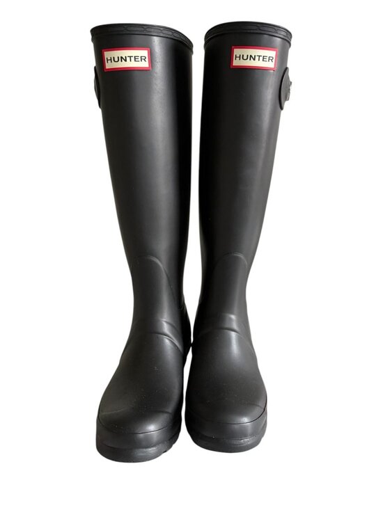 Hunter Shoes - Hunter Original Tall Black Rain Boots Size 6 Waterproof Adjustable Strap